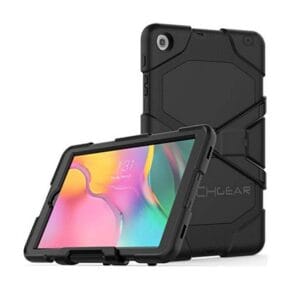 Black Hard Protective Tablet Case - Samsung