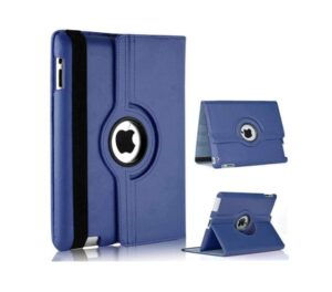 Blue iPad Case 360° Rotating – Apple