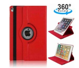 Red iPad Case 360° Rotating – Apple