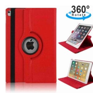 Red iPad Case 360° Rotating – Apple