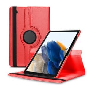 Red Tablet Case 360° Rotating - Samsung