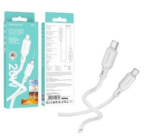 1M BOROFONE BX94 CHARGING CABLE TYPE C TO LIGHTNING