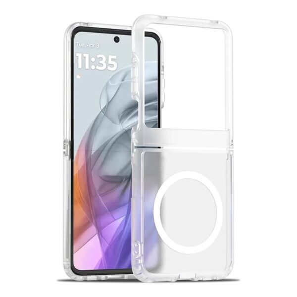 Cellco Plus | White Matte Magsafe Back Case - Samsung