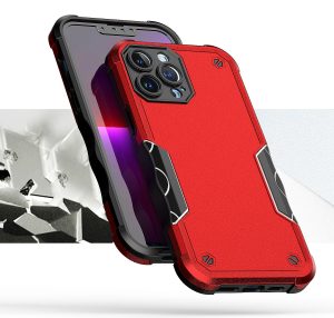 Red Military Back Case