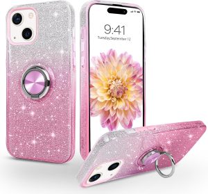 Pink TPU Usam with Ring Case - iPhone