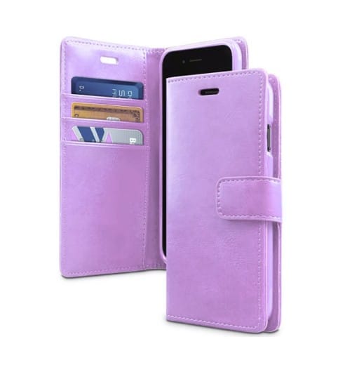 Purple Protective Wallet Case - Samsung