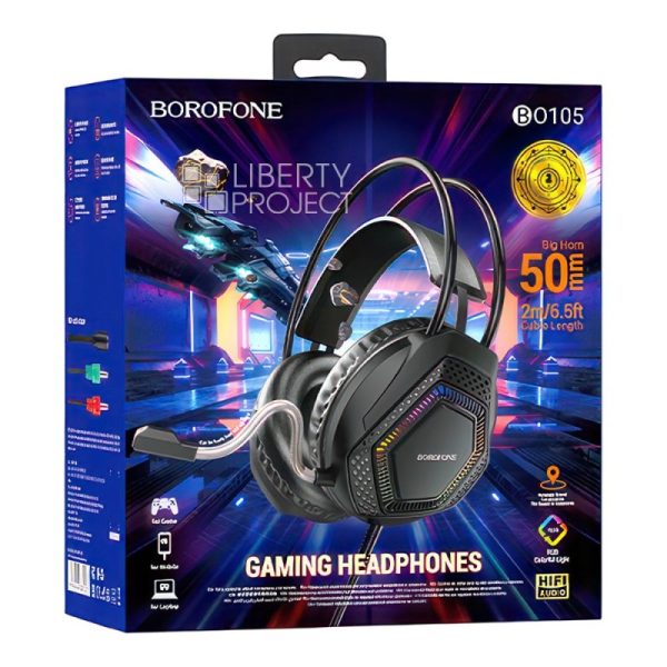 BOROFONE BO105 THUNDER GAMING HEADPHONES