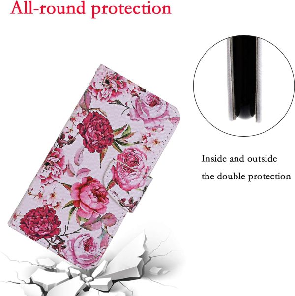 Pink Flower Wallet Case - Samsung - Image 2