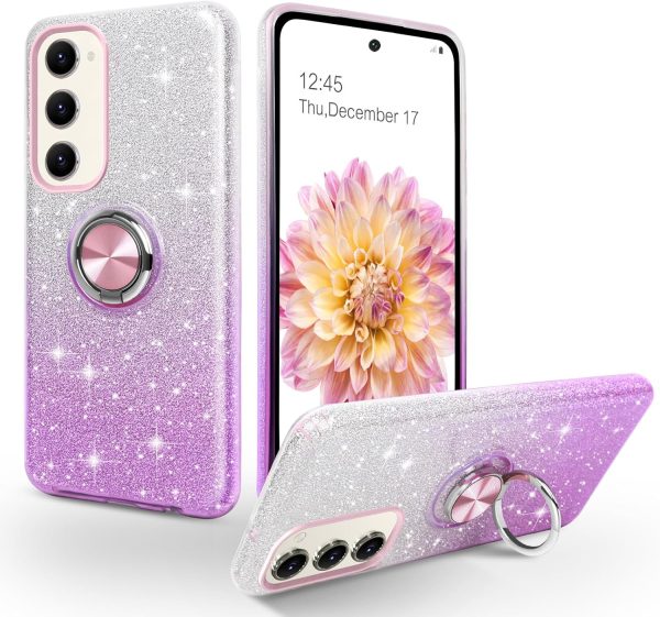 Purple TPU Usam with Ring Case - Samsung