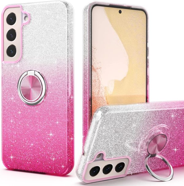 Pink TPU Usam with Ring Case - Samsung