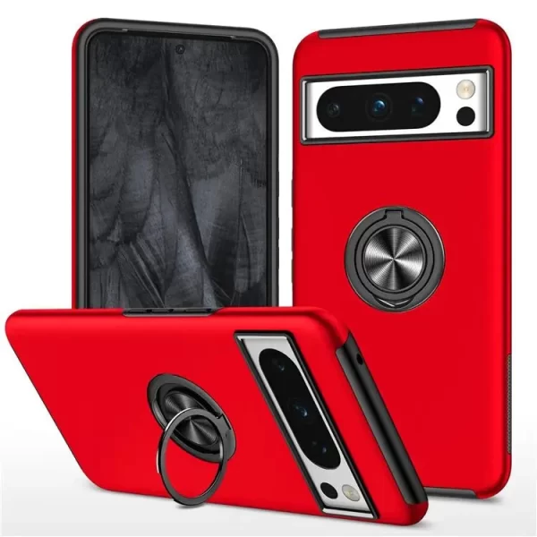 Red Silicone Ring Holder Case - Google