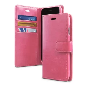 Pink Protective Wallet Case – Huawei