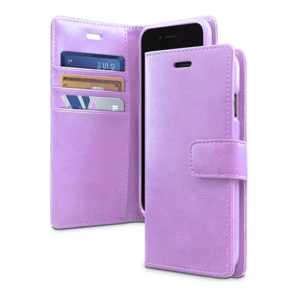 Purple Regular Wallet Case - iPhone