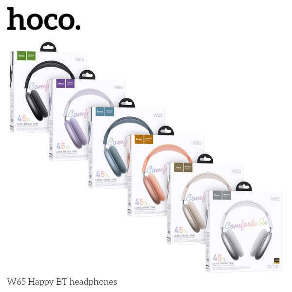 HOCO W65 45H HAPPY BLUETOOTH HEADPHONES - Image 2