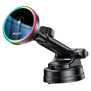 Yesido C315 RGB Cooling Wireless Charging Car Holder