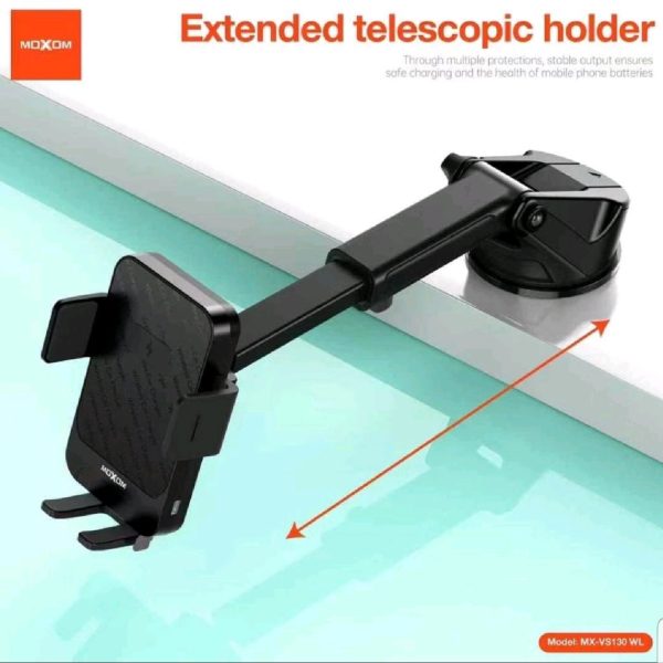 MOXOM MX-VS130 WL 15W wireless fast charging car holder - Image 2