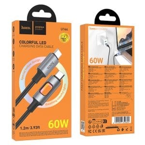 HOCO U144 CHARGING CABLE (60w C to C, 27W C to Lightening, USB to Type-C, USB to Lightening)