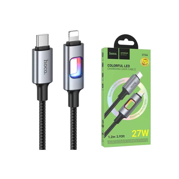 HOCO U144 CHARGING CABLE (60w C to C, 27W C to Lightening, USB to Type-C, USB to Lightening) - Image 4