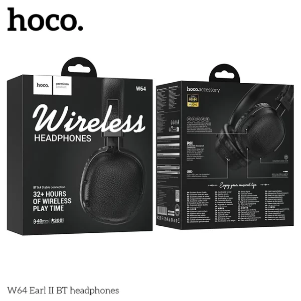 HOCO W64 EARL Bluetooth Headphones - Image 2