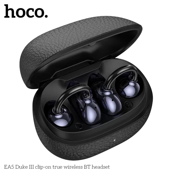 HOCO EA5 DUKE Ⅲ CLIP-ON TRUE WIRELESS BT HEADSET - Image 2
