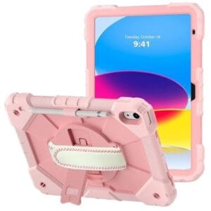Pink Hard Case with Straps - iPAD