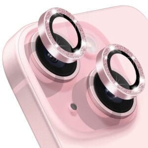 Pink Glitter Camera Lense Protector - iPhone