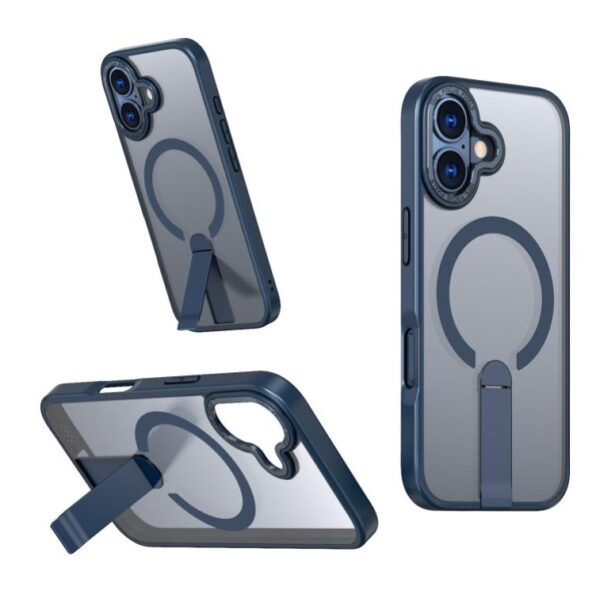 Cellco Plus | Blue Magsafe Crystal Stand Case - iPhone
