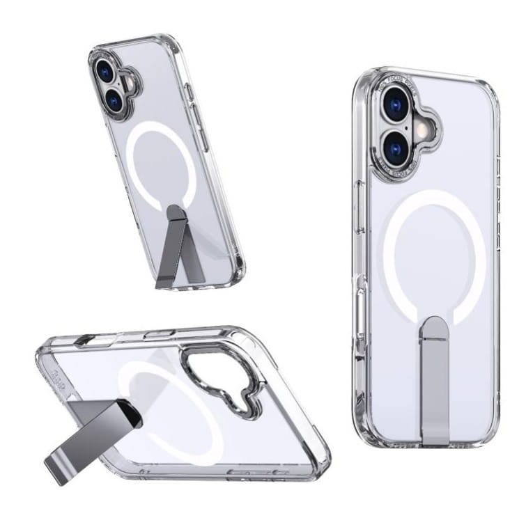 Clear Magsafe Crystal Stand Case - iPhone - Image 2