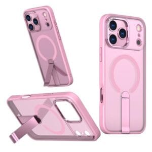 Pink Magsafe Crystal Stand Case - iPhone