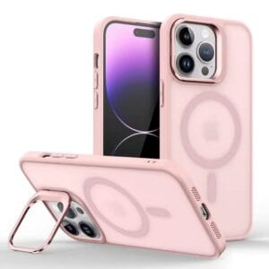 Pink Magsafe Case with Camera Stand - iPhone