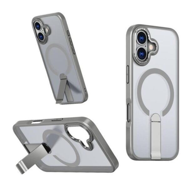 Cellco Plus | Silver Magsafe Crystal Stand Case - iPhone