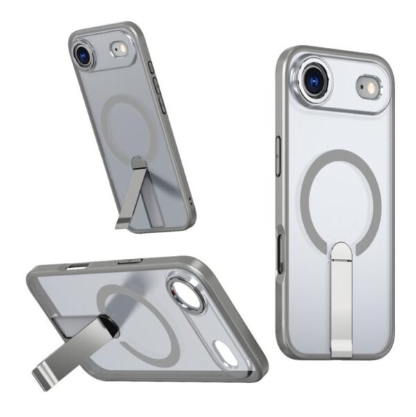 Cellco Plus | Silver Magsafe Crystal Stand Case - iPhone