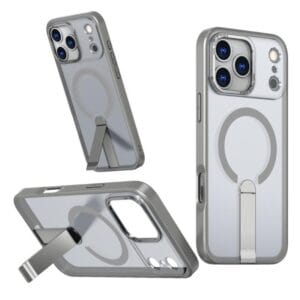 Silver Magsafe Crystal Stand Case - iPhone