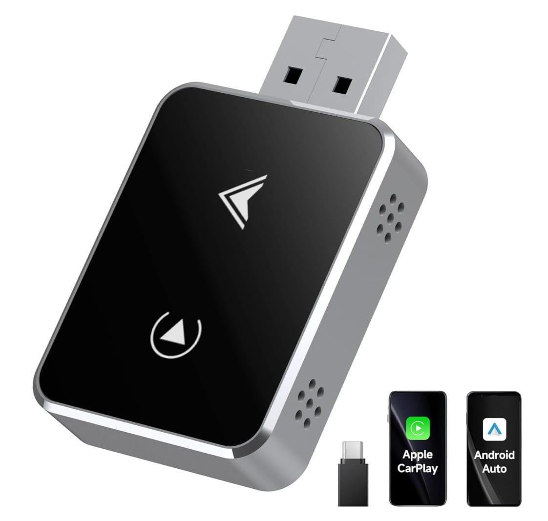 Wireless CarPlay & Android Auto 2-in-1 Adapter