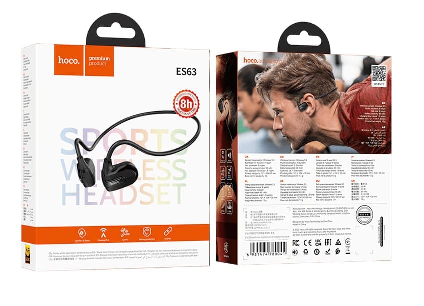 Hoco ES63 Graceful Air Conduction Wireless Earphones