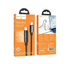 HOCO U125 PD CHARGING DATA CABLE WITH DISPLAY IP