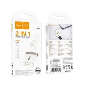 HOCO UA40 CRYSTAL IP 2-IN-1 CARD READER