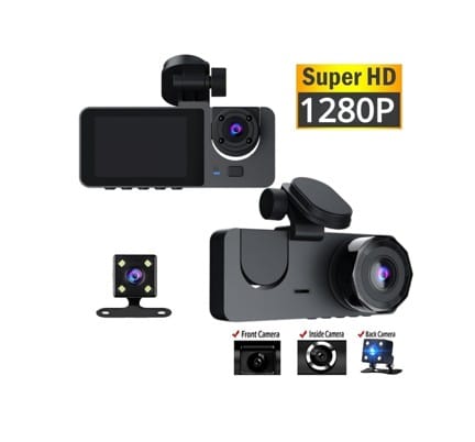 Vehicle Blackbox DVR Dash Camera f+R