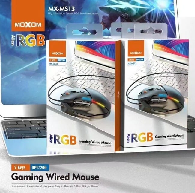 MOXOM MX-MS17 Wired Mouse - Image 3