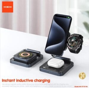 MOXOM MX-ST30 WL 3in1 wireless fast charger station