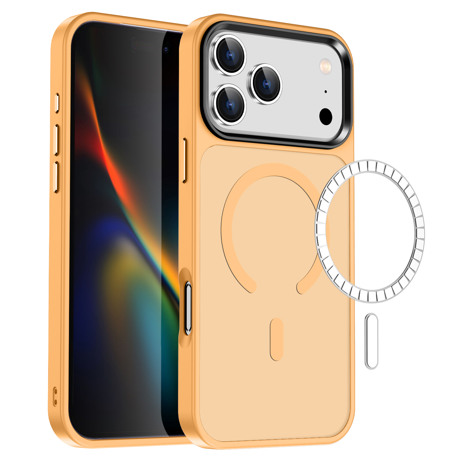 Orange Crome Magsafe Case - iPhone
