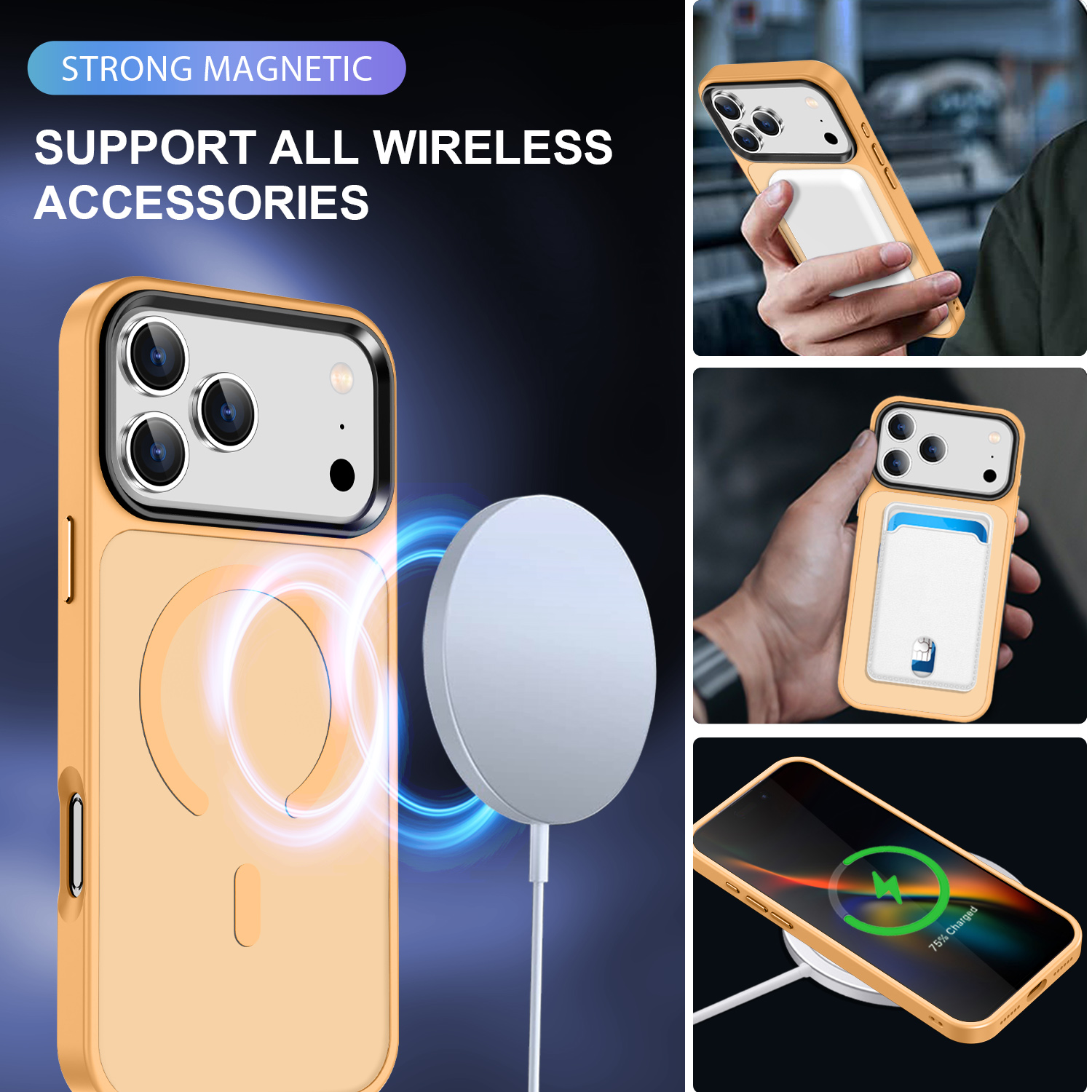 Orange Chrome Magsafe Case - iPhone - Image 2