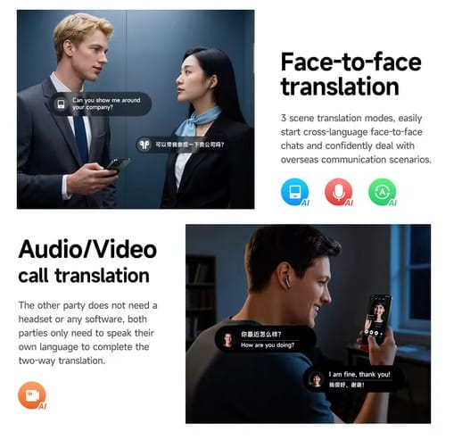HOCO EQ27 Fun ANC+ENC smart AI translation headset(App) - Image 3