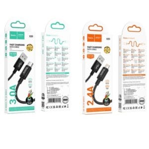 HOCO X89 Wind 2M Lightning & Type-C charging data cable