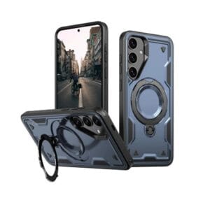 Blue Military MagSafe Ring Stand Case - Samsung