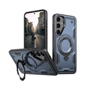 Blue Military MagSafe Ring Stand Case - Samsung