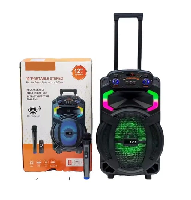 GD-1211 Speaker – 20W, 12-Inch with Microphone - Image 2