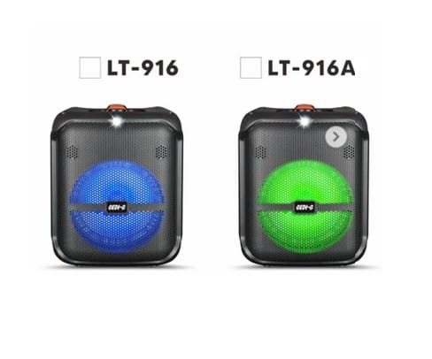 Gedi-G LT-916 Speaker – 24W, 8-Inch with Microphone - Image 2