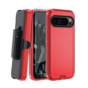 Red Heavy Duty Hard Case - Google