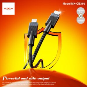 MOXOM MX-CB316 TYPE-C TO LIGHTNING 36W FAST CHARGING